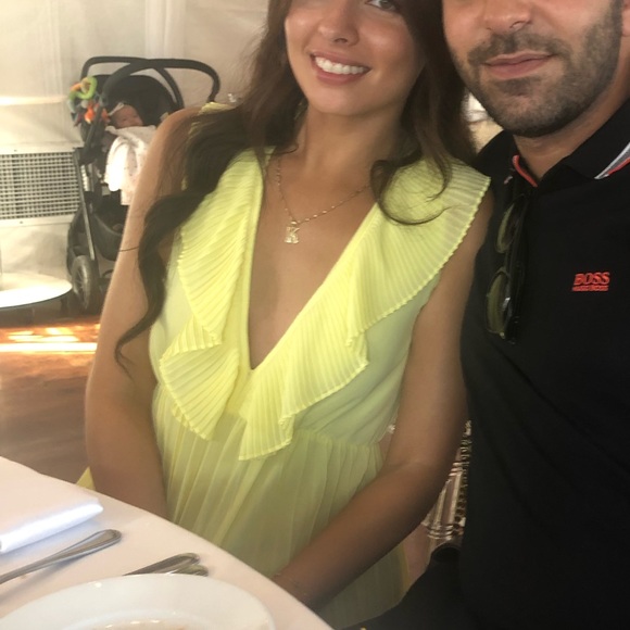 Zara yellow maxi dress size medium - Picture 3 of 3